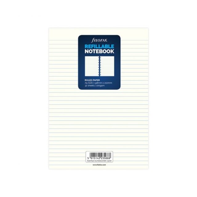 Refill Filofax skrivbok A5 linjerad - 1