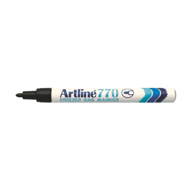 Frysmärkpenna Artline 770 svart - 1