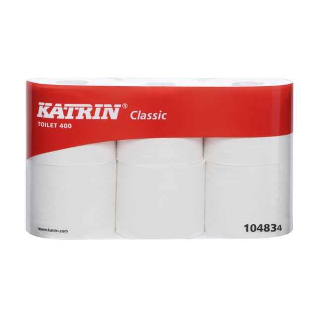 Toalettpapper Katrin Classic 400 2-lag vitt 42rl/fp - 1