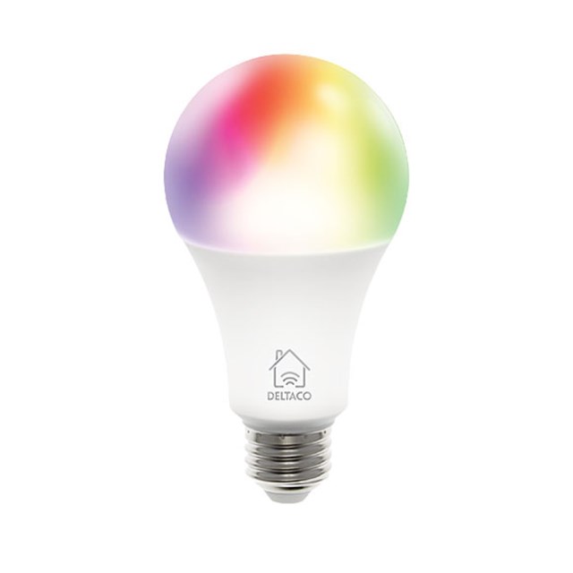 Lampa LED Deltaco Smart Home E27 RGB - 1