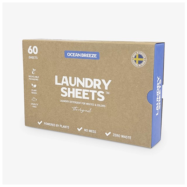 Laundry Sheets Ocean Breeze - 60 Pack - 1