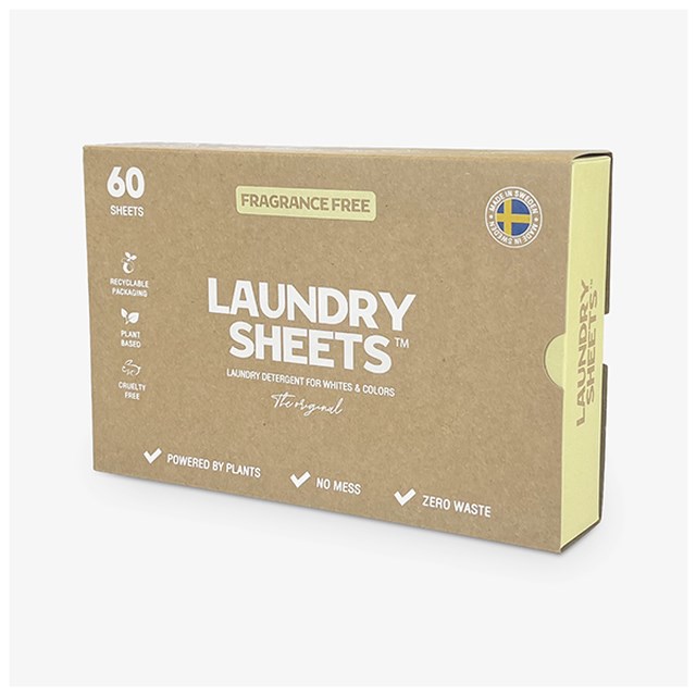 Laundry Sheets Fragrance Free - 60 Pack - 1