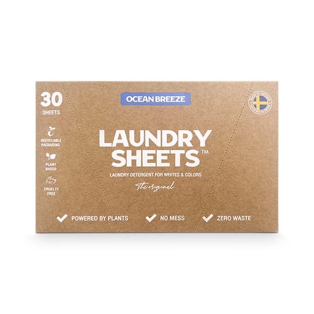 Laundry Sheets Ocean Breeze - 30 Pack - 1
