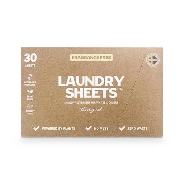 Laundry Sheets Fragrance Free - 30 Pack - 1