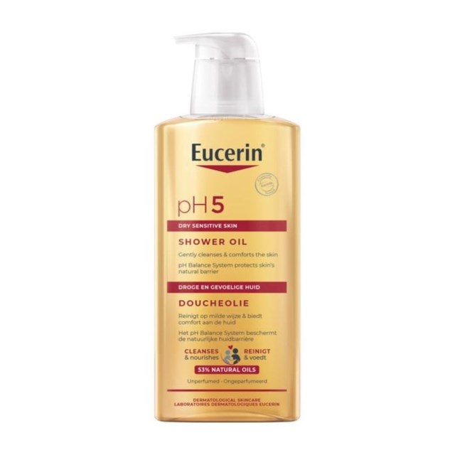 Eucerin pH5 Shower Oil oparfymerad 400 ml - 1