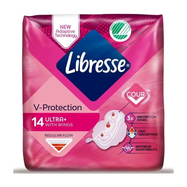 Libresse Ultra Thin Normal Wing 14 st - 1