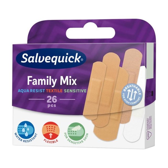 Salvequick Family Mix 26 plåster - 1