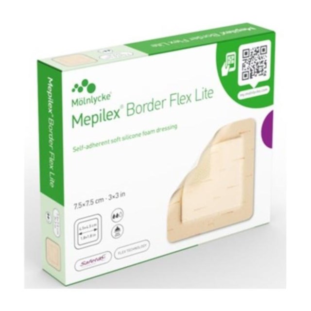 Mepilex Border Lite 7,5x7,5 cm 5 st - 1