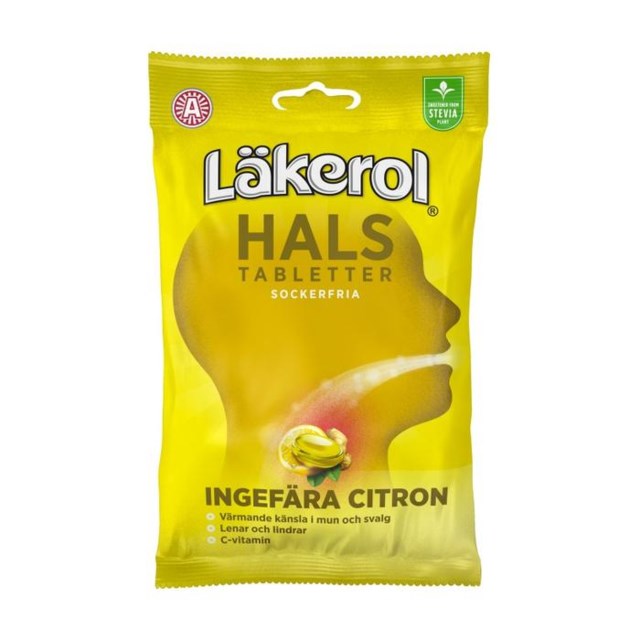 Läkerol Hals Ingefära Citron 65 g - 1