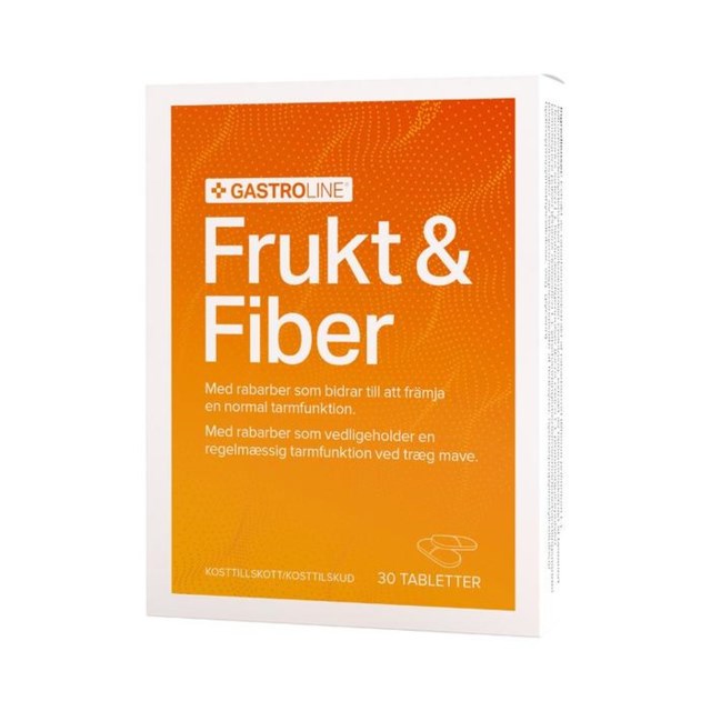 Gastroline Frukt & Fiber 30 tabletter - 1
