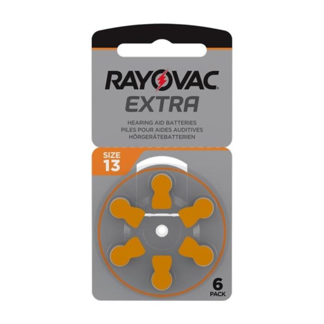 Rayovac EXTRA 13 ORANGE 6 st - 1
