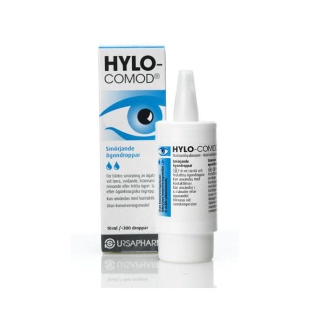Hylo-Comod ögondroppar 300 doser 10 ml - 1