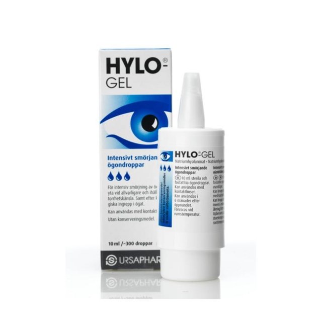 Hylo-Gel ögondroppar 300 doser 10 ml - 1
