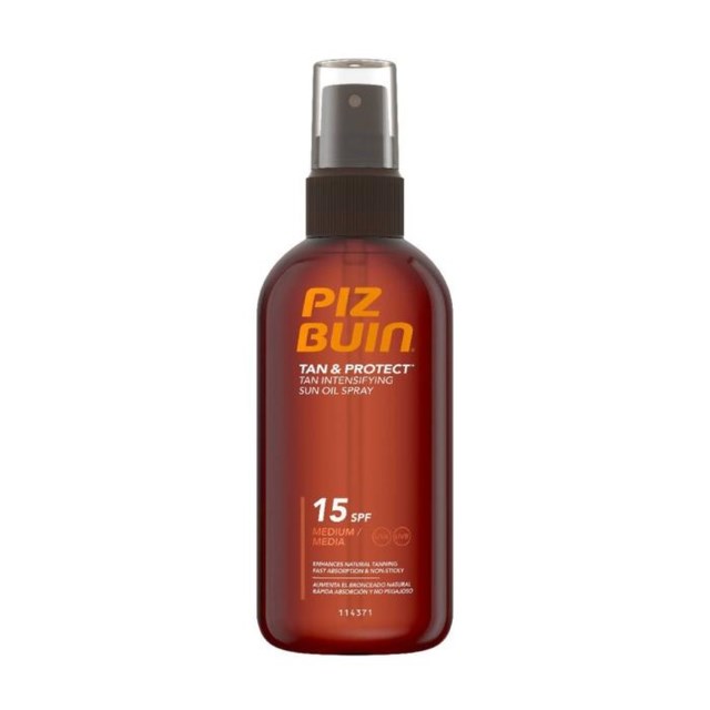 Piz Buin Tan & Protect Tan Intensifying Sun Oil Spray SPF15 150 ml - 1