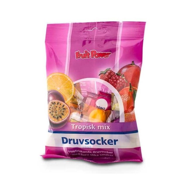 Fruit Power Druvsocker Tropisk mix - 1