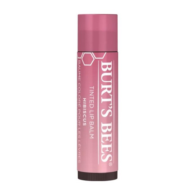 Burt's Bees Tinted Lip Balm Hibiscus - 1
