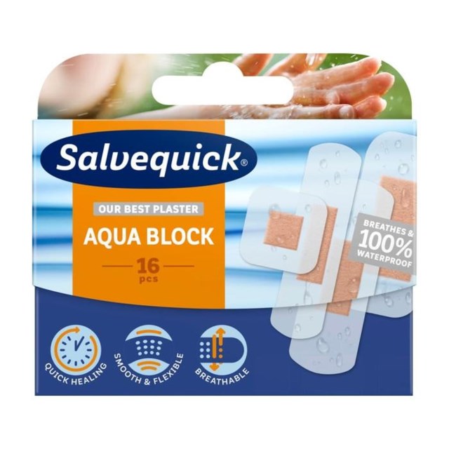 Salvequick Aqua Block 16 st - 1