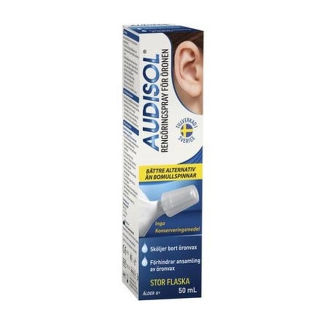 Audisol Rengöringsspray för öronen 50 ml - 1