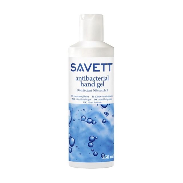Savett Antibacterial Hand Gel 250 ml - 1