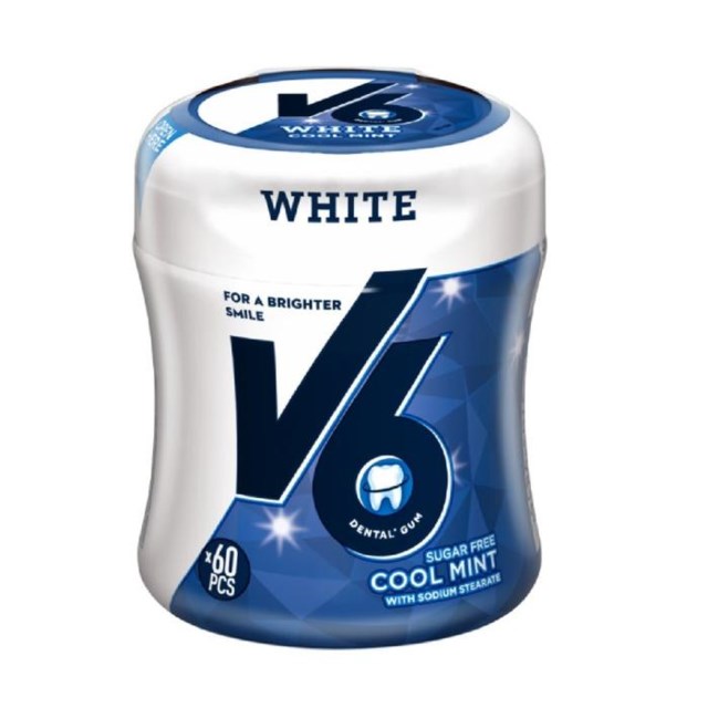 V6 White Cool Mint 60 st - 1