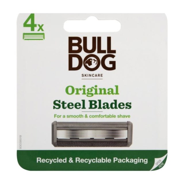 Bulldog Original Steel Blades 4 st - 1