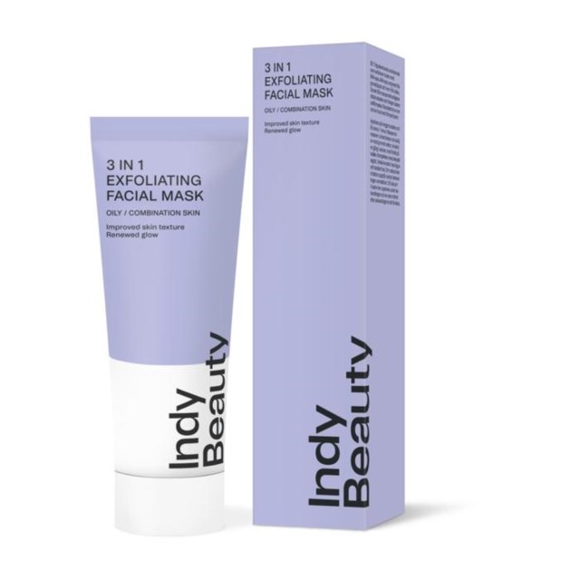Indy Beauty 3 in 1 Exfoliating Facial Mask 75 ml - 1