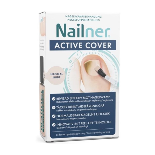 Nailner Active Cover Natural Nude 30 ml - 1