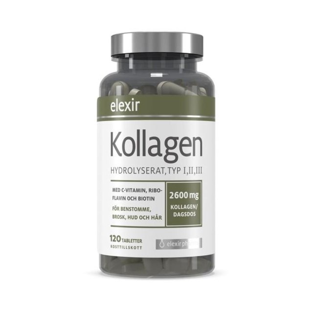 Elexir Kollagen hydrolyserat 120 tabletter - 1