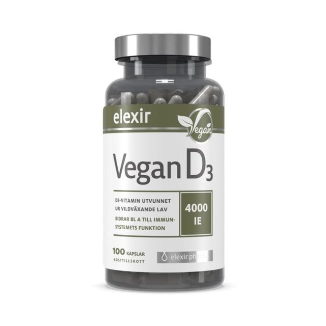 Elexir Vegan D3 4000IE - 100 Pack - 1