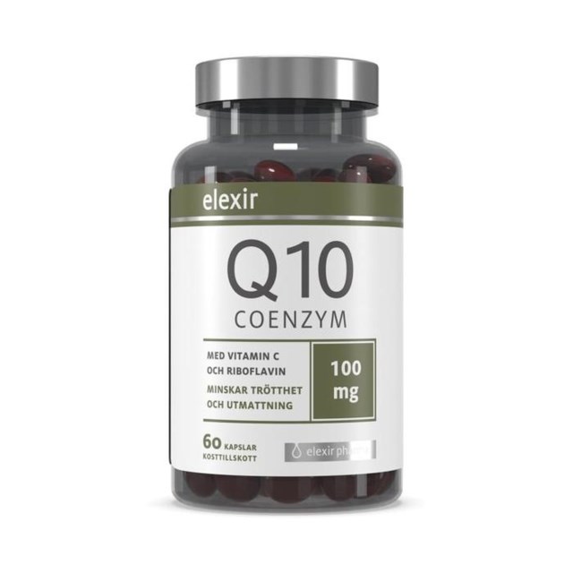 Elexir Coenzyme Q10 100 mg 60 kapslar - 1