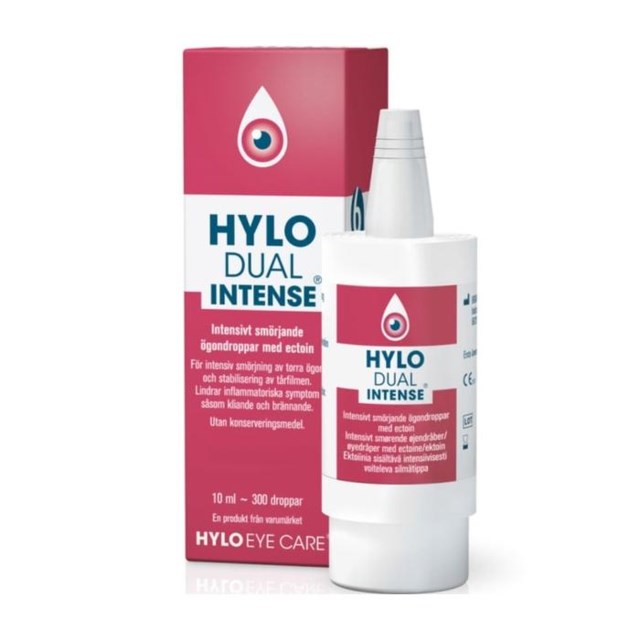 Hylo Dual Intense ögondroppar 300 doser 10 ml - 1