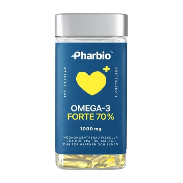 Pharbio Omega-3 Forte 120 kapslar - 1