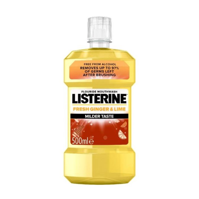 Listerine Fresh Ginger & Lime mildare smak 500 ml - 1