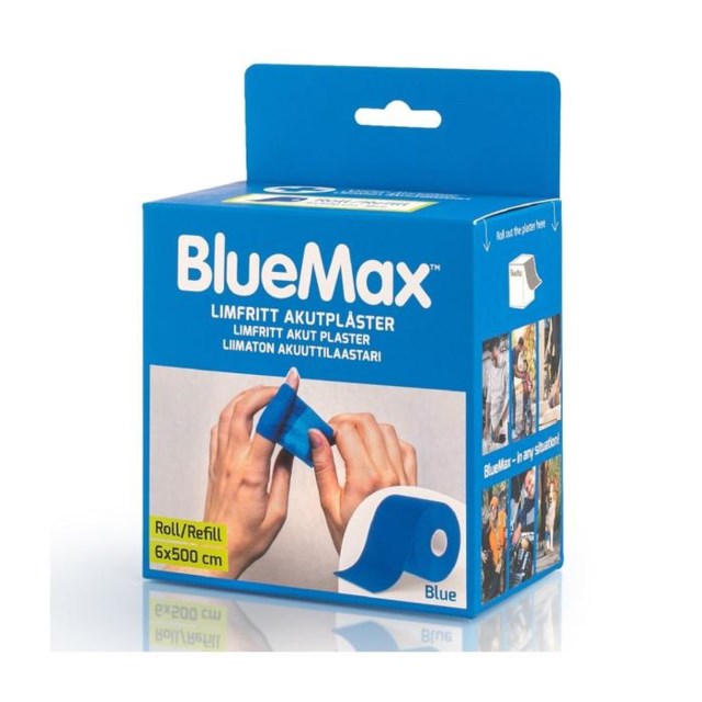 BlueMax Roll/Refill Blue 6 cm x 500 cm - 1