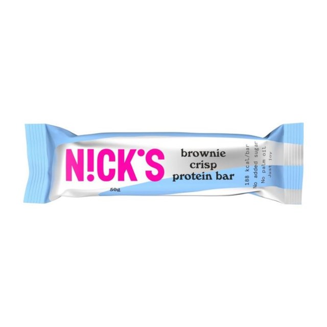 Nicks Protein Bar Brownie Crisp 50 g - 1