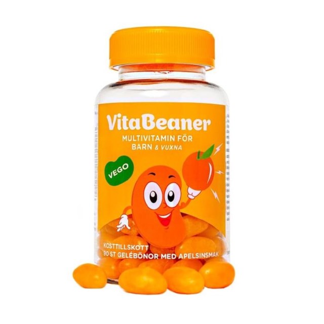 VitaBeaner Multivitamin Apelsin - 90 Pack - 1