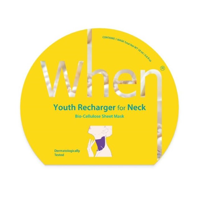 When Youth Recharger for Neck Sheet Mask - 1
