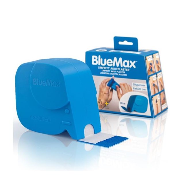 BlueMax Limfritt plåster Blue 6 cm x 500 cm - 1