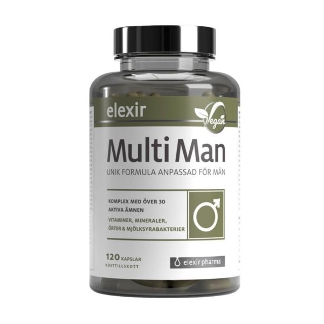 Elexir Multi Man Vegan - 120 Pack - 1
