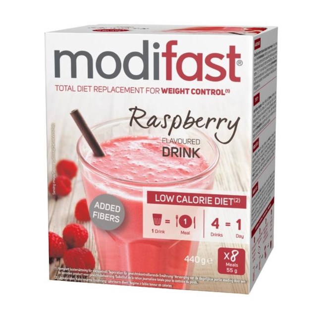 Modifast Low Calorie Diet Raspberry 8 x 55 g - 1