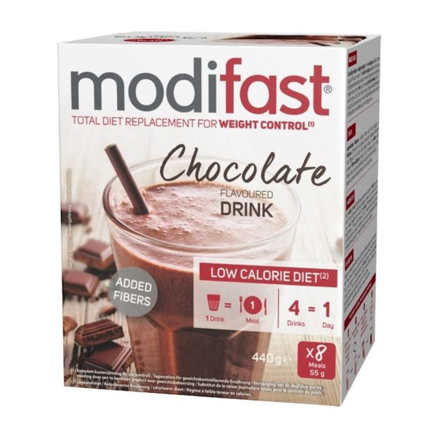 Modifast Low Calorie Diet Chocolate 8 x 55 g - 1