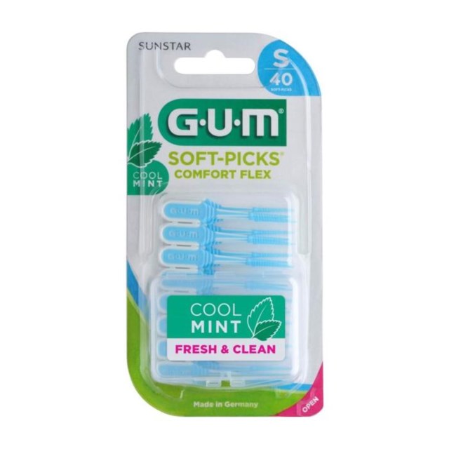 GUM Soft-Picks Comfort Flex Cool Mint Small 40 st - 1