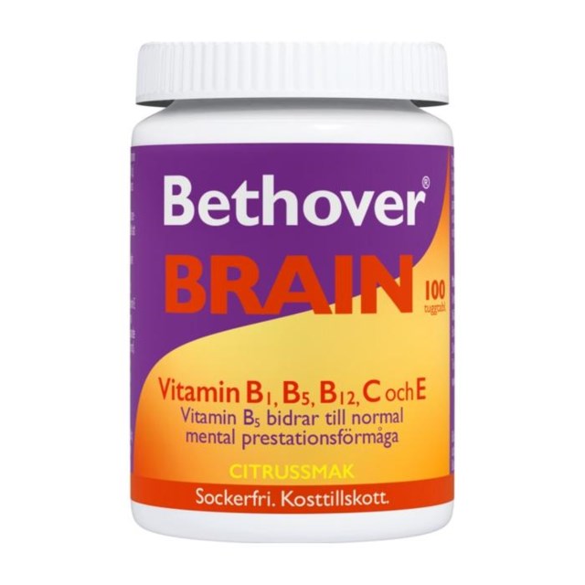 Bethover B12 Brain 100 tabletter - 1