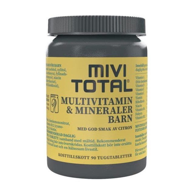 Mivitotal Multivitamin Barn 90 tuggtabletter - 1