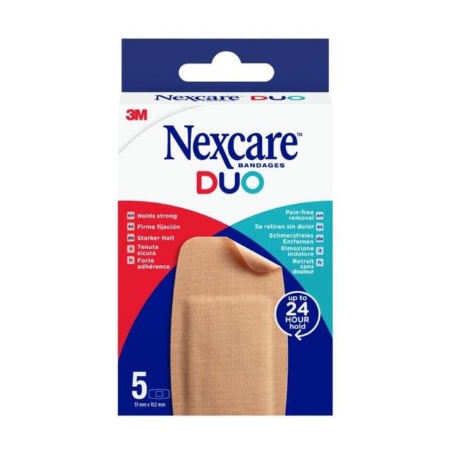 Nexcare DUO Maxi plåster 5 st - 1