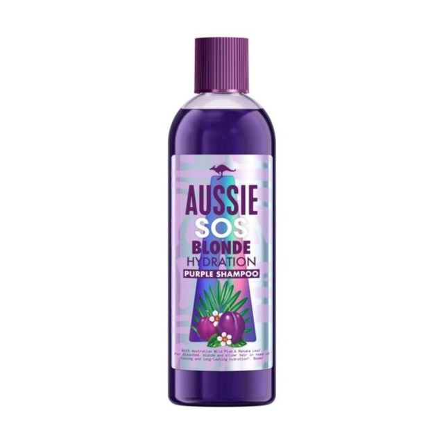 Aussie SOS Blonde Hydration Purple Shampoo 290 ml - 1