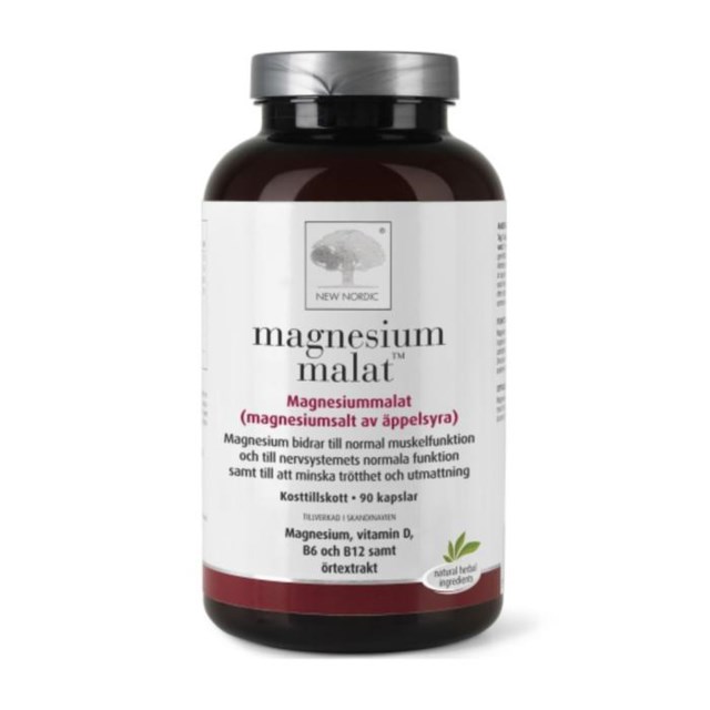 New Nordic Magnesium Malat 90 kapslar - 1