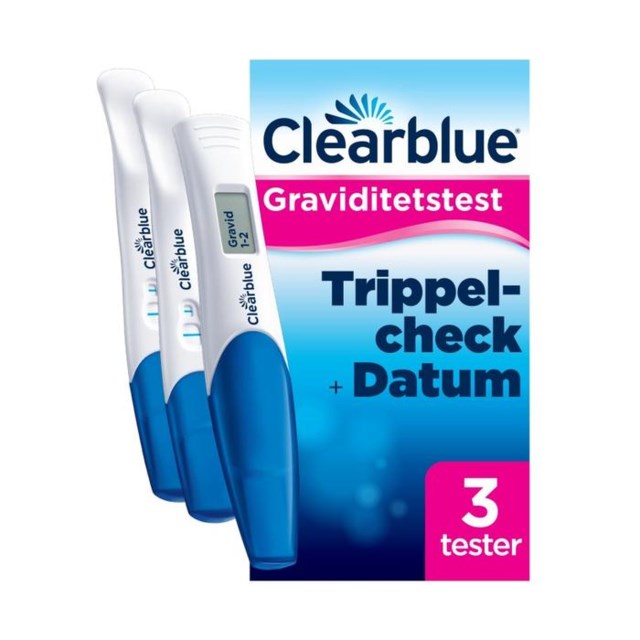 Clearblue Graviditetstest Trippelcheck & Datum - 1