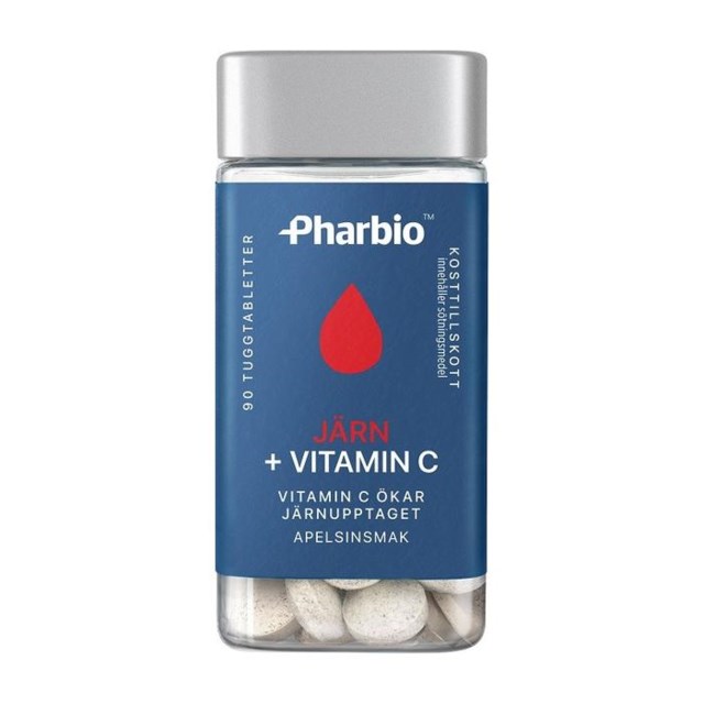 Pharbio Järn + Vitamin C 90 st - 1