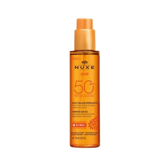 Nuxe Tanning Sun Oil SPF50, 150 ml - 1